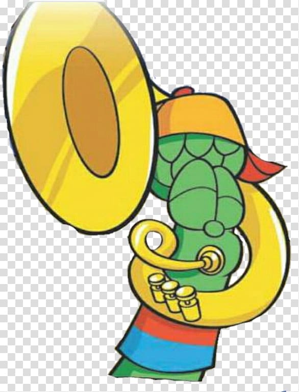 Tuba Junior Asparagus Sousaphone , Animation transparent background PNG clipart