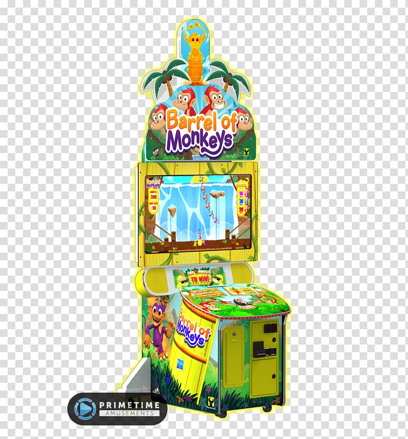 Super Monkey Ball Dirty Drivin\' Arcade game Barrel of Monkeys Redemption game, monkey transparent background PNG clipart