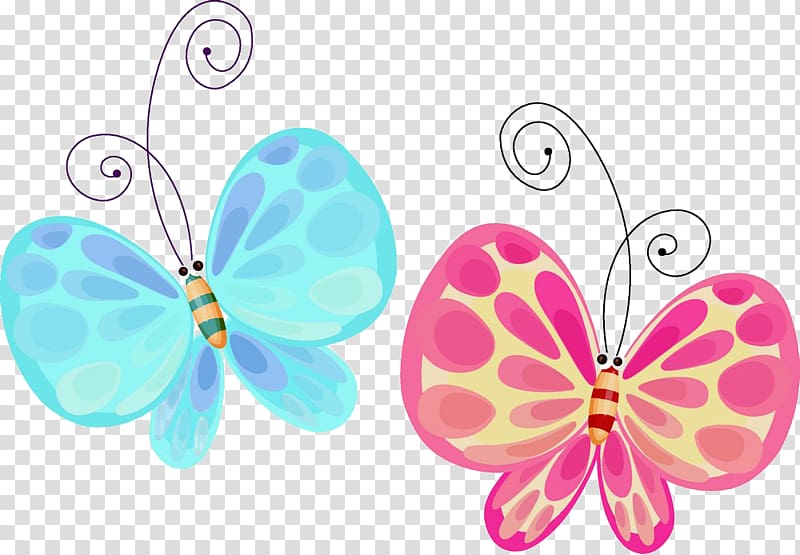 Butterfly Insect Cartoon Illustration, insect transparent background PNG clipart