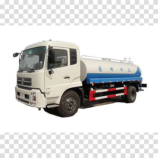 Commercial vehicle Car Dongfeng Motor Corporation Tank truck, car transparent background PNG clipart