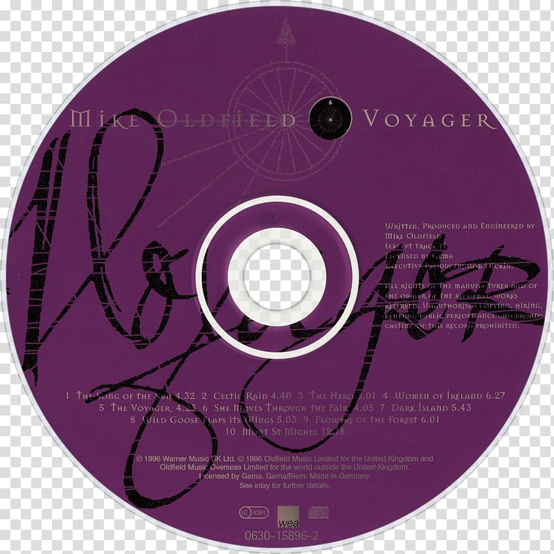 Voyager Compact disc Music Album, others transparent background PNG clipart