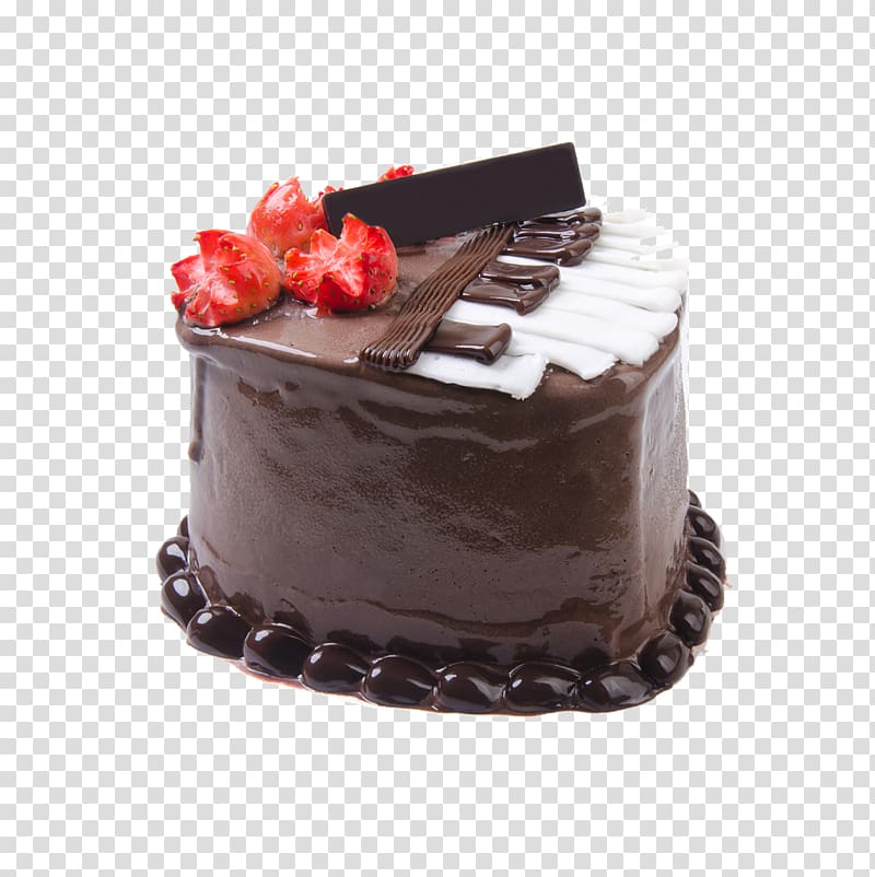 Birthday cake Shortcake Chocolate cake Milk, Chocolate fruit cake transparent background PNG clipart