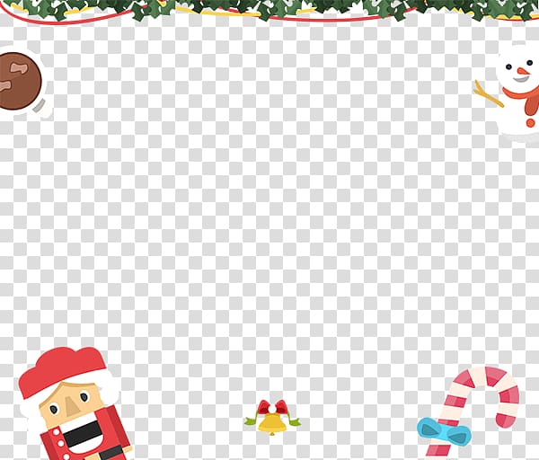 Christmas Border transparent background PNG clipart