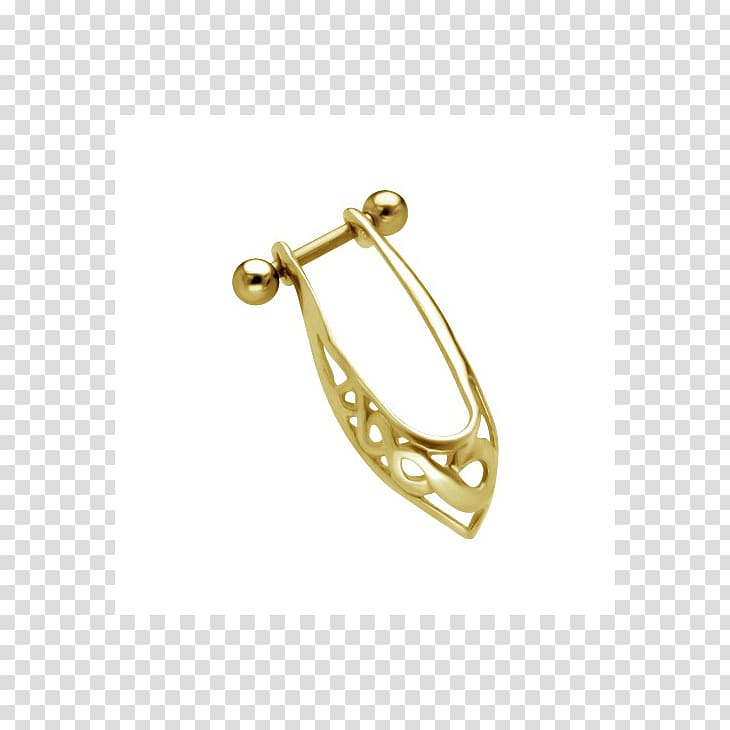 Earring Helix piercing Body Jewellery Body piercing, barbell transparent background PNG clipart