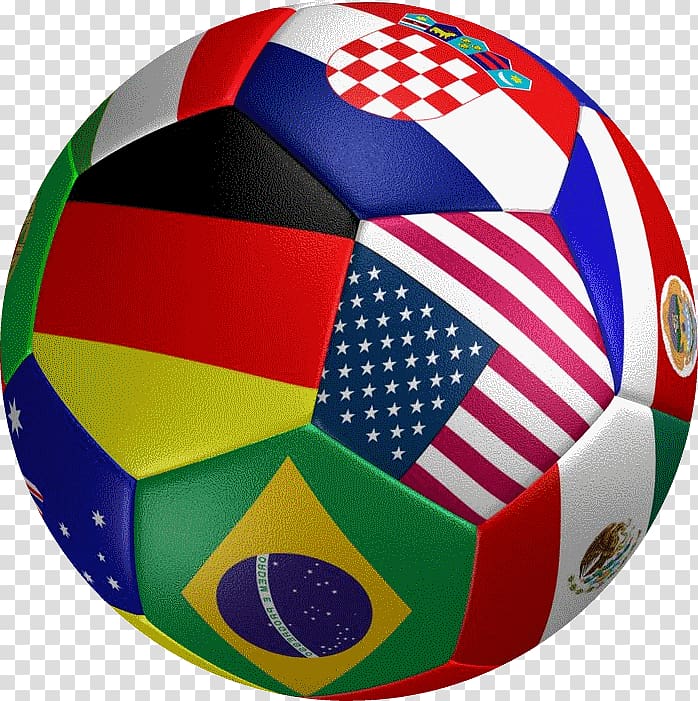 2014 FIFA World Cup Football National flag, ball transparent background PNG clipart