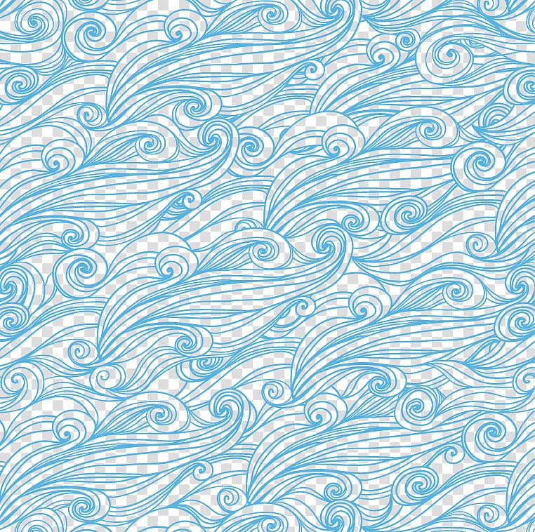 green mandala , Wind wave Euclidean Pattern, blue wave pattern seamless background transparent background PNG clipart