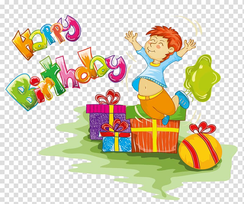 Birthday cake Party , Cartoon Happy Birthday transparent background PNG clipart