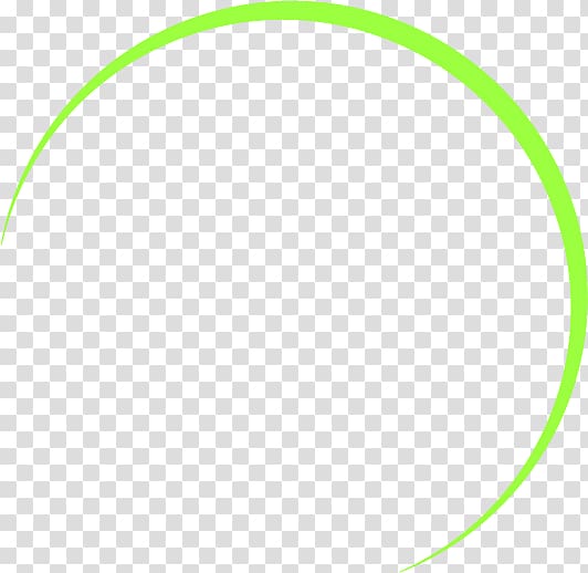 Green Arc length Circle Yellow, arc transparent background PNG clipart