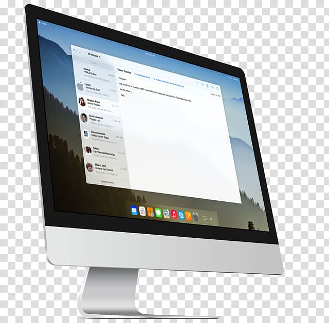 macOS Mac OS X Tiger OS X El Capitan, imac transparent background PNG clipart