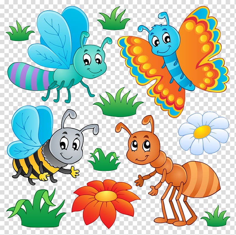 Insect Cartoon , Cartoon Insects transparent background PNG clipart
