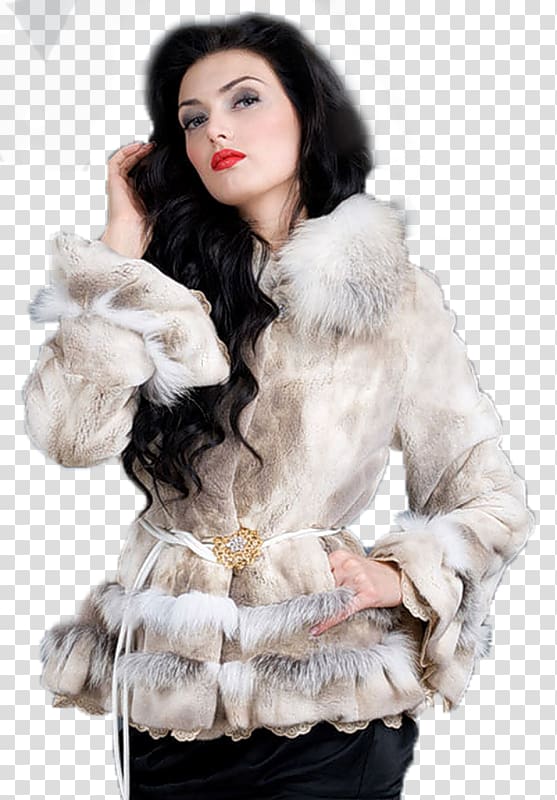 Бойжеткен Woman Fur clothing , woman transparent background PNG clipart