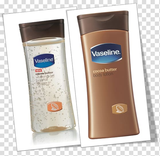 Lotion Cocoa butter Vaseline, others transparent background PNG clipart