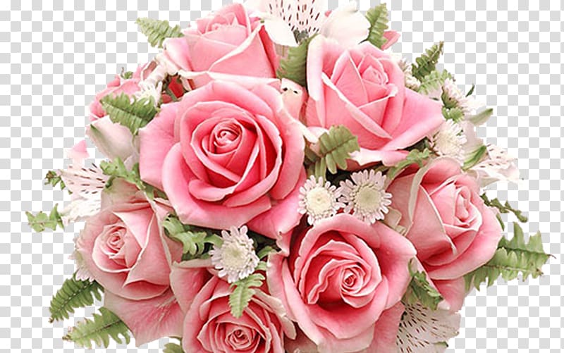 Flower bouquet Happy Birthday Garden roses, Birthday transparent background PNG clipart