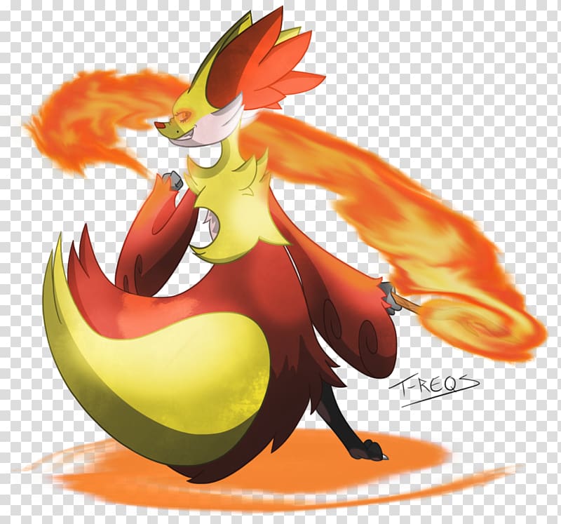 Delphox Fan art Pokémon X and Y, pokemon transparent background PNG clipart