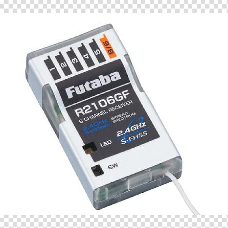 Frequency-hopping spread spectrum Futaba Corporation Radio control Hitec Radio receiver, Futaba transparent background PNG clipart