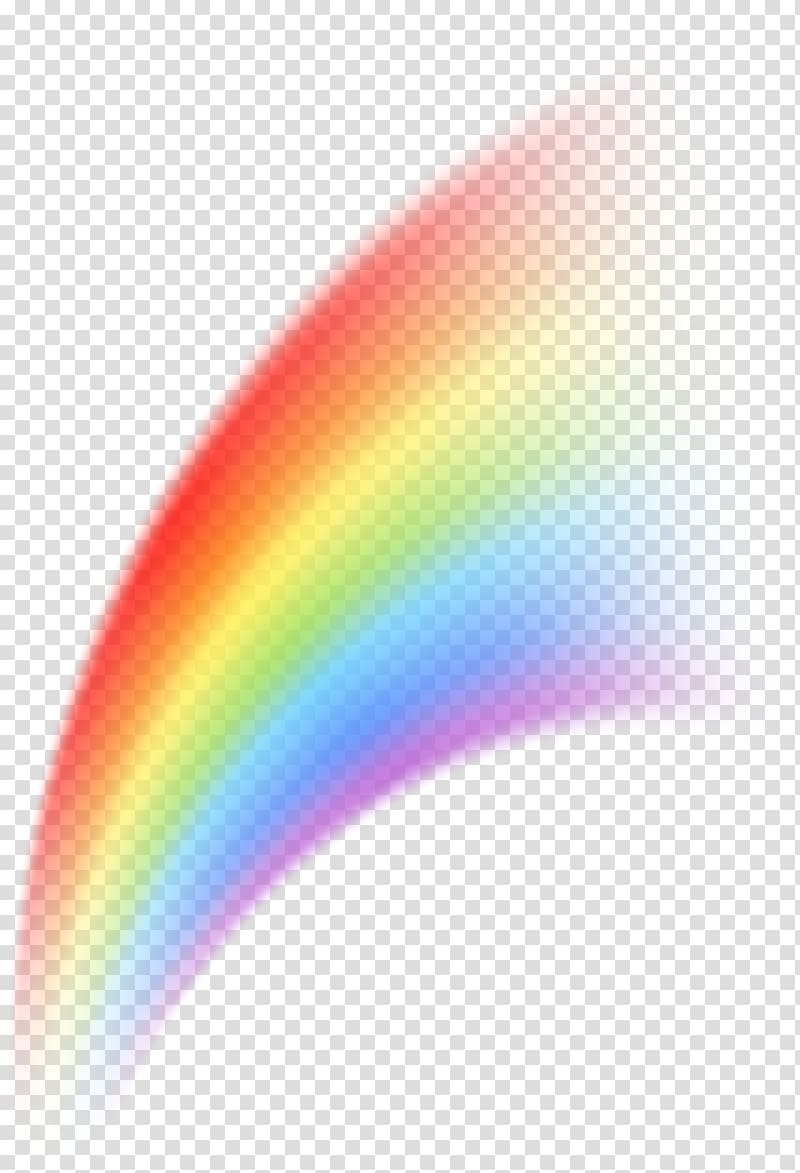 illustration of rainbow, Graphics Close-up Computer , Curved Rainbow transparent background PNG clipart