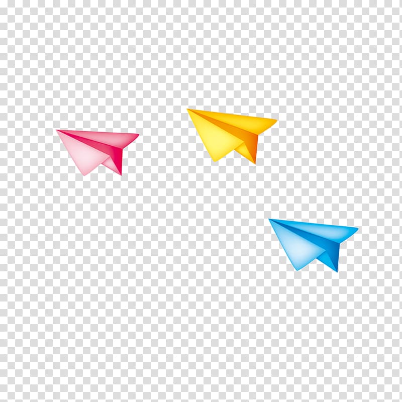 three paper airplanes illustration, Airplane Paper plane Child, Floating paper airplane transparent background PNG clipart