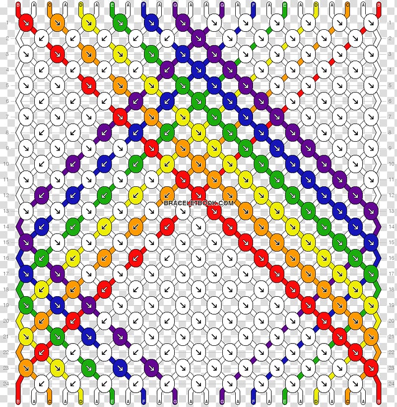 Friendship bracelet Rainbow Loom Pattern, friendship bracelet pattern transparent background PNG clipart