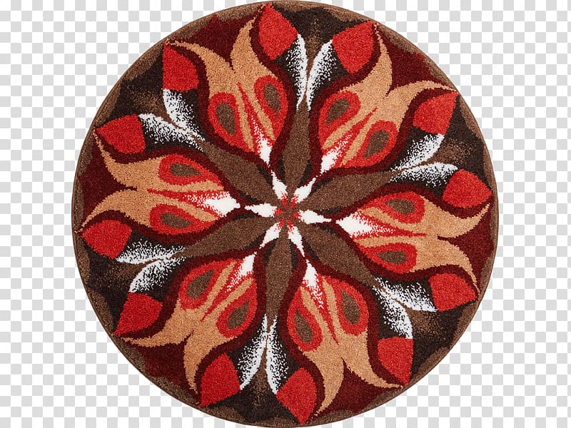 Mandala Preposition Tichá Wine Disk, Red Mandala transparent background PNG clipart