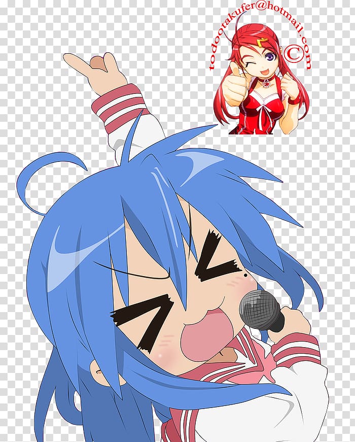 Lucky Star Konata Izumi Manga Anime, manga transparent background PNG clipart