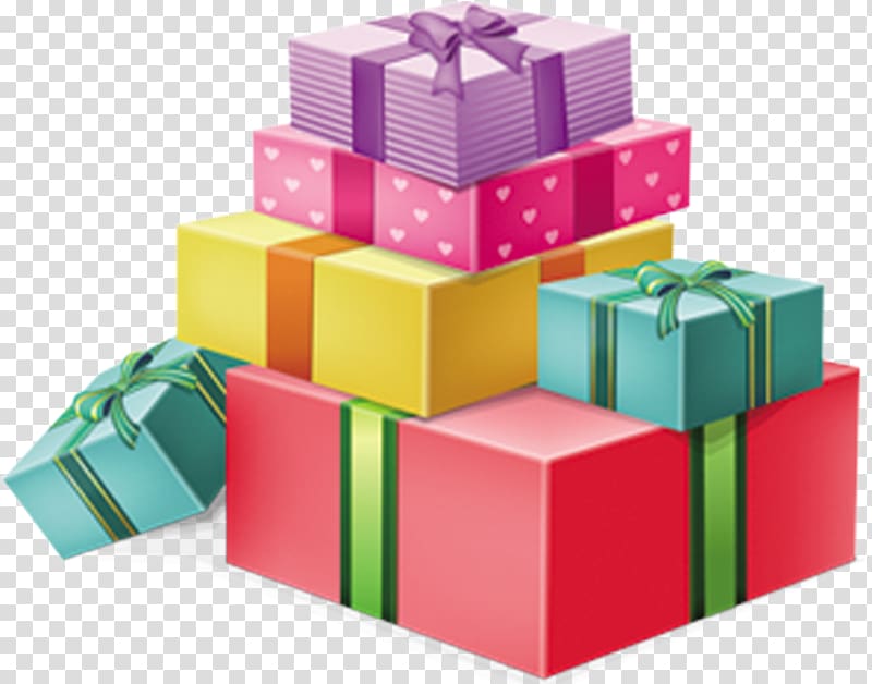 Gift, Colorful gift box transparent background PNG clipart