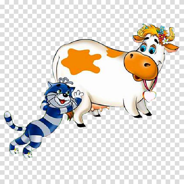 Cattle Funny animal Cartoon , funny animals transparent background PNG clipart