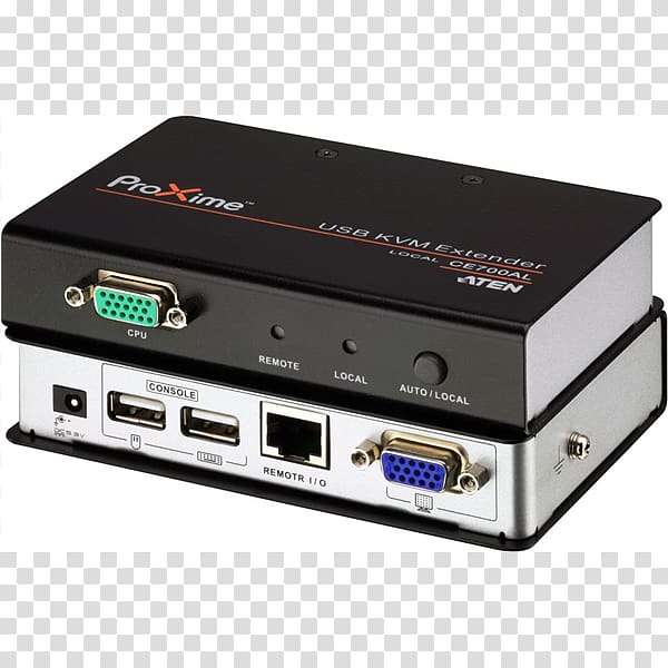 PlayStation 2 KVM Switches ATEN International Category 5 cable USB, USB transparent background PNG clipart