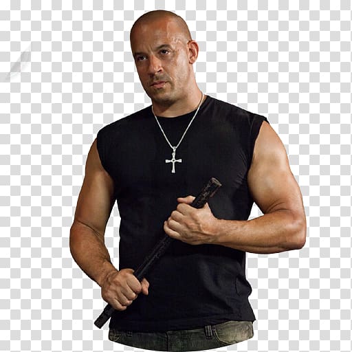 Vin Diesel Dominic Toretto Letty Fast Five The Fast and the Furious, vin diesel transparent background PNG clipart