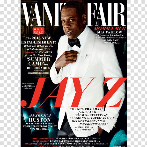 Jay Z Vanity Fair Tom Ford Magna Carta Holy Grail Magazine, jay z transparent background PNG clipart