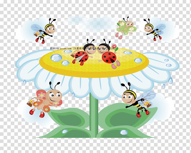 Bee Insect , flowers Bee transparent background PNG clipart