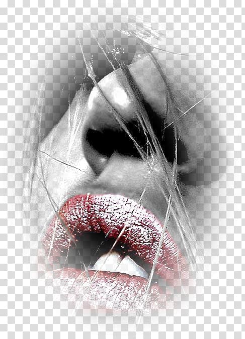 Lip Red Desktop Mouth , Kiss Lips transparent background PNG clipart