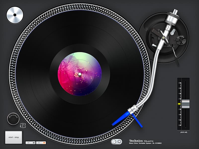 Technics SL-1200 Disc jockey Phonograph record, others transparent background PNG clipart