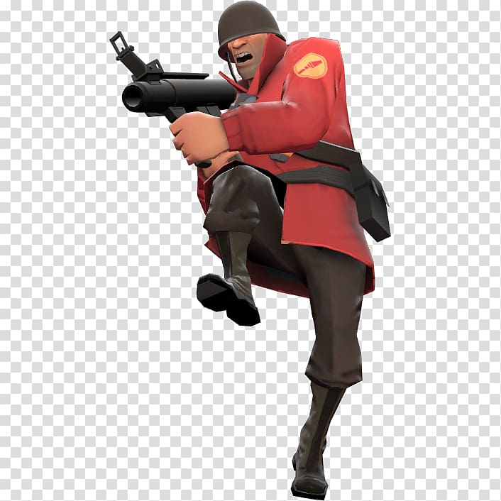 Team Fortress 2 Rocket jumping Soldier Loadout Rocket launcher, Soldier transparent background PNG clipart