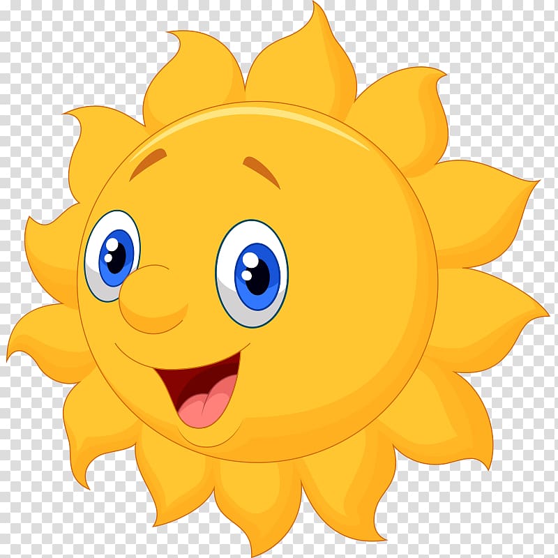 sun smile transparent background PNG clipart