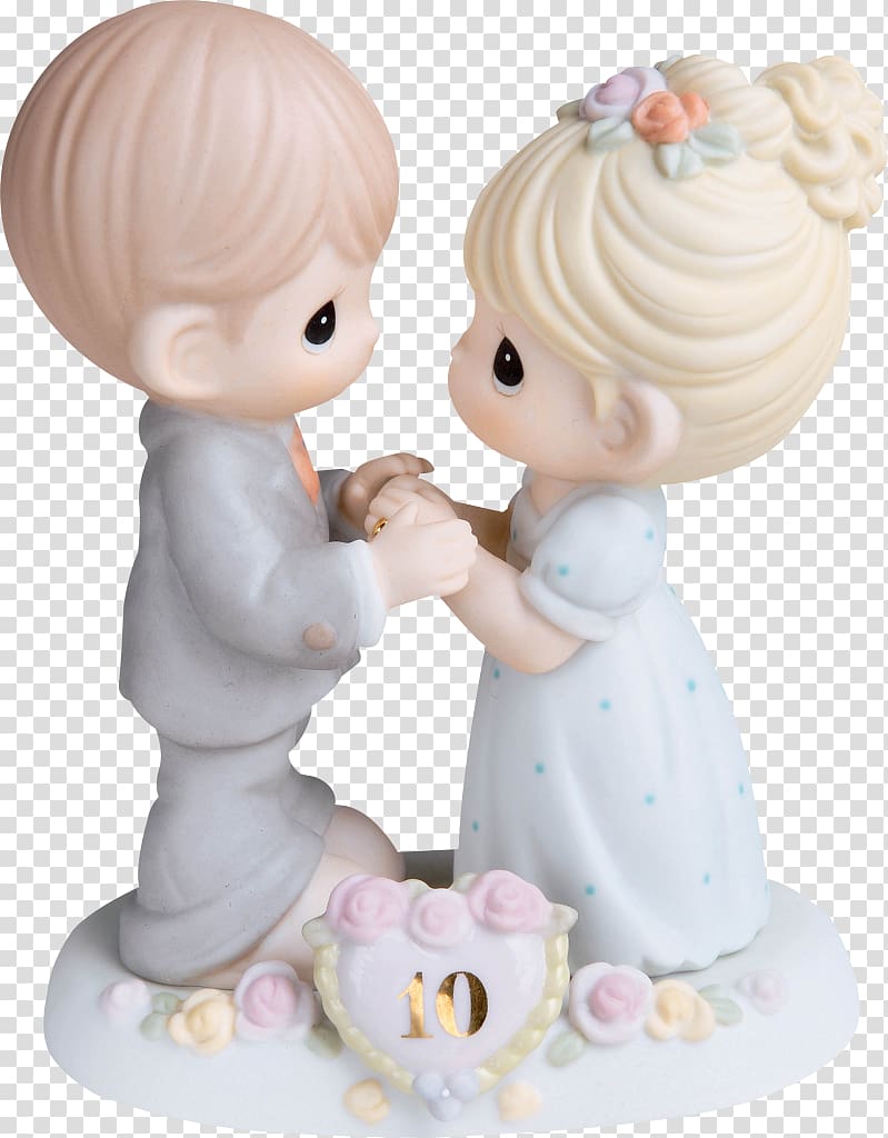 Precious Moments, Inc. Gift Wedding Bisque porcelain Figurine, wedding cake transparent background PNG clipart