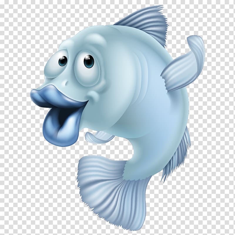 Fish and chips French fries Fried fish , Open your mouth and blue fish transparent background PNG clipart