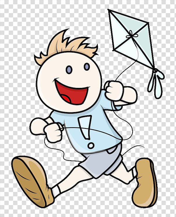 Little Boy Flying Kite Stock Vector (Royalty Free) 421676545 | Shutterstock