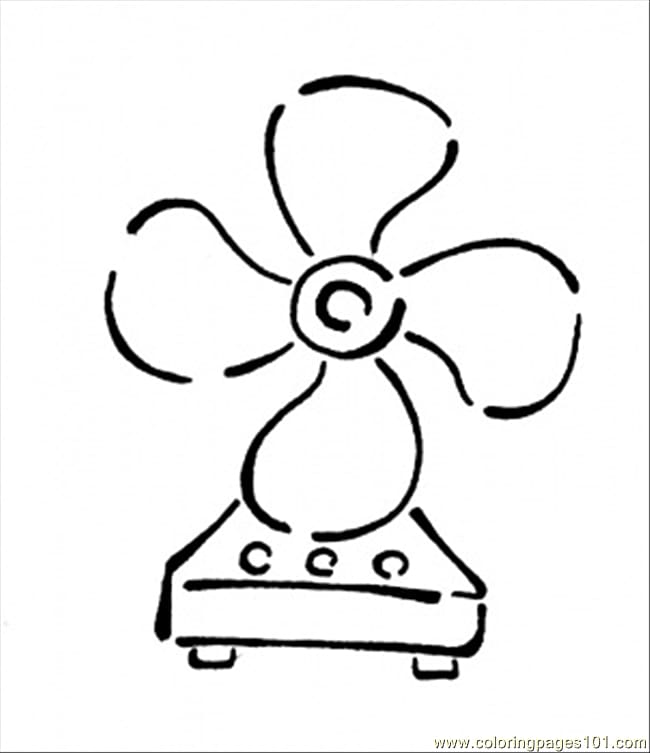 Hand fan Coloring book Home appliance Machine, coloring pages of electric fan transparent background PNG clipart