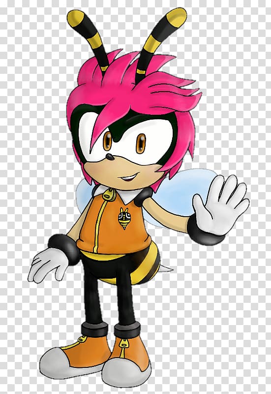 Charmy Bee Sonic Forces Knuckles' Chaotix, bee transparent background PNG clipart