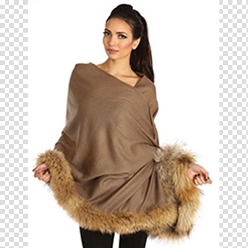 Fur Shawl Pashmina Scarf Cashmere wool, mink shawls transparent background PNG clipart