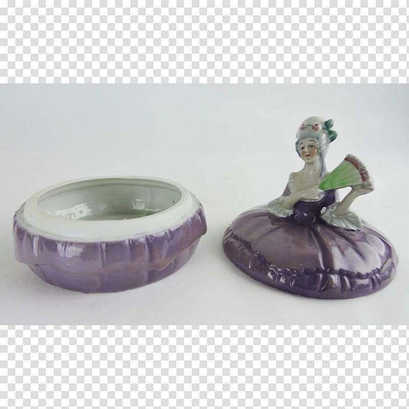 Porcelain Figurine Tableware Purple, powder flower title box transparent background PNG clipart