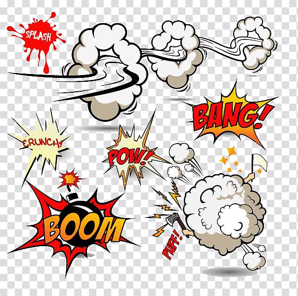 explosion stickers transparent background PNG clipart