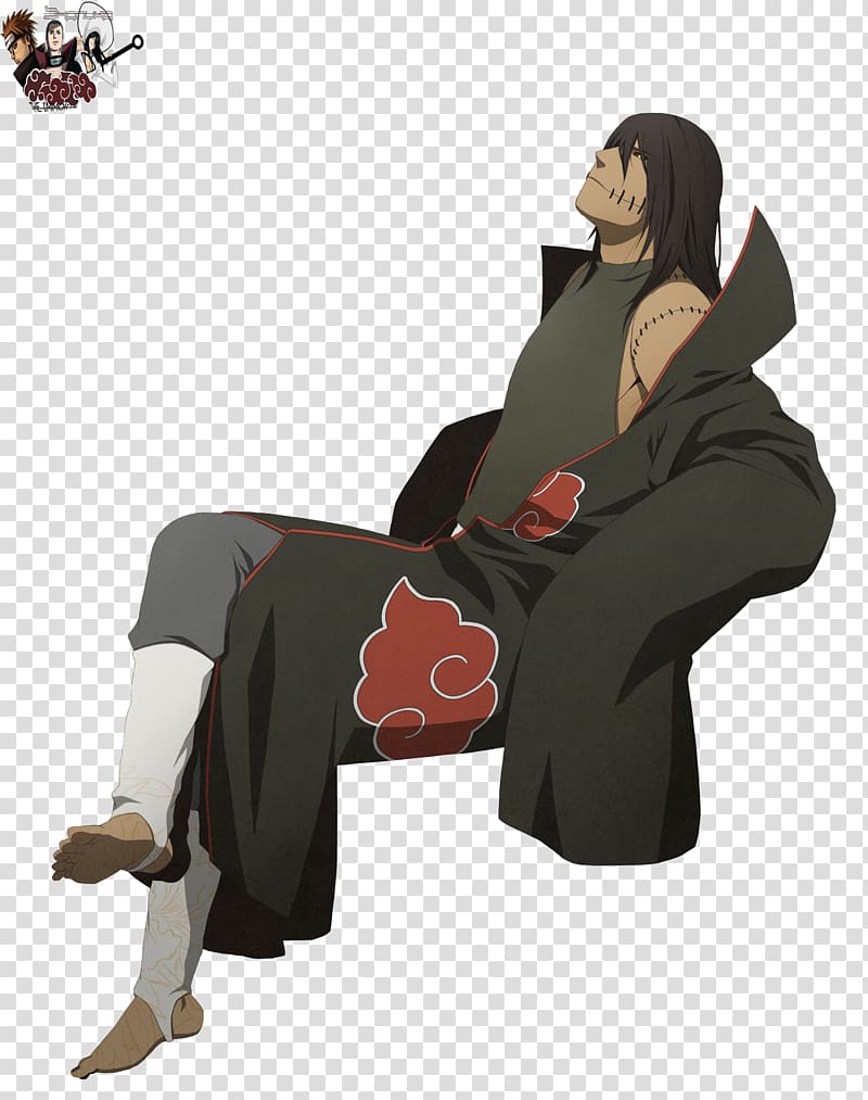 Kakuzu Hidan Konan Akatsuki Naruto, the undertaker transparent background PNG clipart