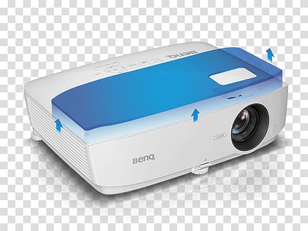 Multimedia Projectors Digital Light Processing Wide XGA 1080p BenQ, Eco-friendly Business transparent background PNG clipart