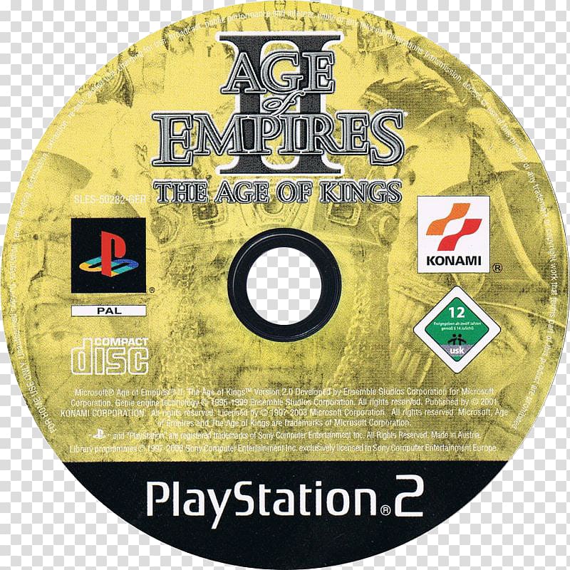 Age of Empires II PlayStation 2 Video game Compact disc, Age Of Empires transparent background PNG clipart