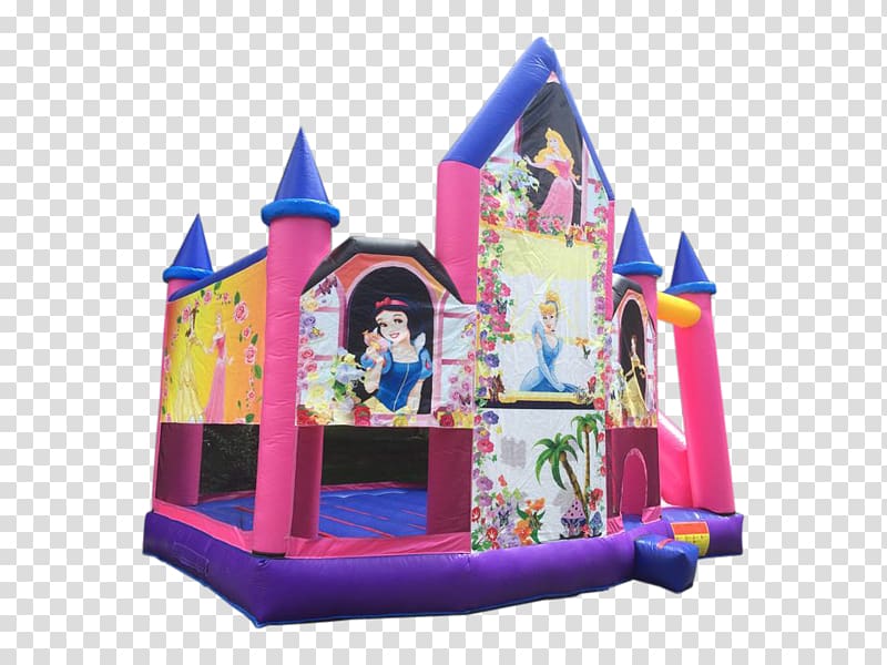 Inflatable Bouncers Castle Child Playground slide, castle princess transparent background PNG clipart