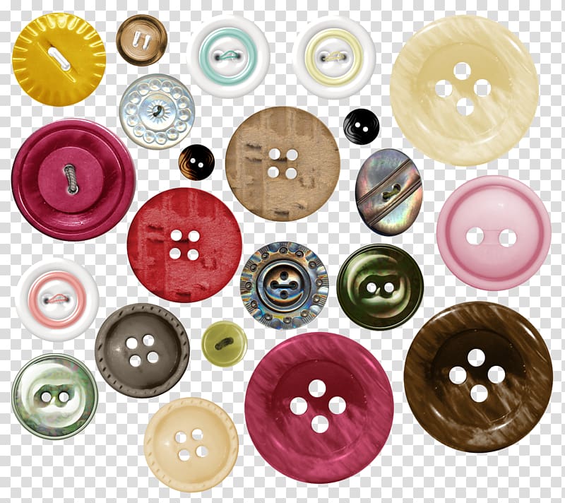 Clothes button transparent background PNG clipart