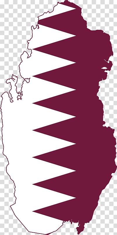 Flag of Qatar Map National flag, map transparent background PNG clipart