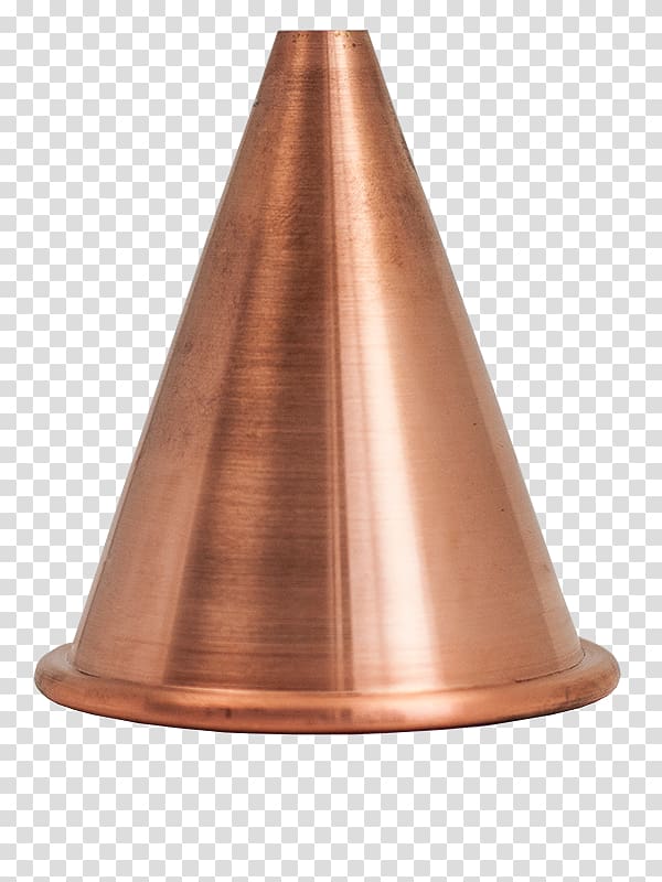 Metal spinning Copper Cone Sheet metal, Brass transparent background PNG clipart