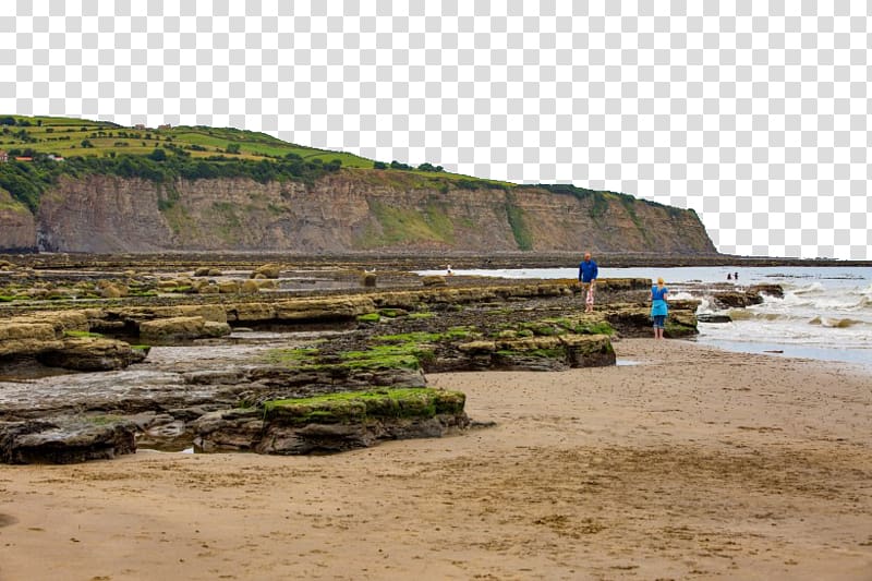 London Whitby Malham, UK Whitby Robin Hood\'s Bay Beach seven transparent background PNG clipart